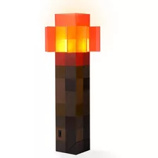Antorcha Minecraft Juguete Recargable Usb Lámpara Decorativa