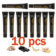 10 Peças Regrowth Organic Hair Serum Roller Set Crescimento