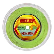 Pros Pro Hexaspin 1.30mm Verde Lima Rolo 200m