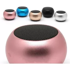 Caixinha Som Bluetooth Tws Metal Mini Speaker Amplificada 3w Cor Rosa 110v/220v