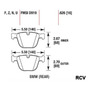 Sensor Balata Trasera Chi30013 Para Bmw 1 Series M  2012