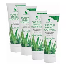 Kit 4 Pasta Dental Natural Forever (sem Fluor) Aloe Vera C53