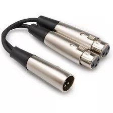 Hosa Yxf-119 Cable En Y Doble Xlr Hembra A 1 Xlr Macho 15cm