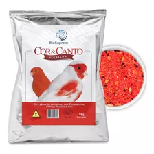 Farinhada Biosuprem Cor E Canto Vermelha 1kg Cantaxantina