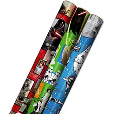 Papel De Regalo Hallmark Star Wars Con Líneas De Corte En El