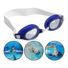 Óculos De Natação Piscina Praia Branco E Azul Century - Ntk