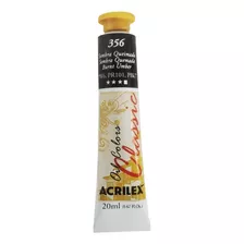 Tinta Óleo 20ml Classic Acrilex Cor Do Óleo 355 - Sombra Natural