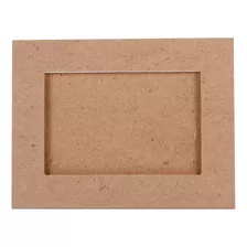 Mylin Marco Rectandular Madera Color Natural 16.5x21.5cm 1pz Color Marrón Claro Liso