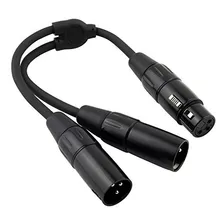 Pig Hog Py Xf2xm Xlr (female) To Dual Xlr (male) Y Cable