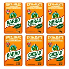 6kg Erva-mate Barão De Cotegipe A Vácuo Tradicional 1 kg Cd