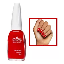 Esmalte Colorama 40 Graus Vermelho Longa Duração 8ml