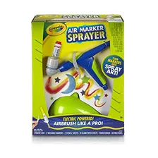Crayola Air Marker Sprayer Set Airbrush Gift Ages 8 9 10 11