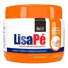  Creme Pés Ressecado 240g Biosoft Hidratante Lisa