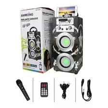 Parlante Karaoke Bluetooth Inalámbrico Hip Hop 