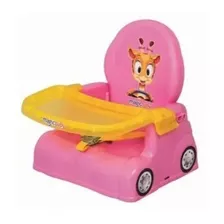 Cadeira Alimentação Baby - Portátil - Rosa - Magic Toys