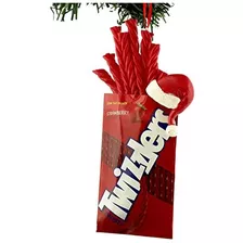 Hershey&#39;s Twizzlers Adornos De Gorro De Papá Noel,...