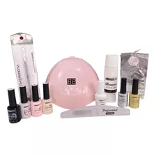 Kit De Uñas Esmaltes En Gel Uv 