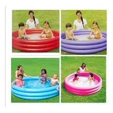 Alberca Inflable 3 Aros Varios Colores, Play Day,165cm X30cm