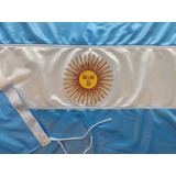 Bandera Argentina Premium 90 X 200 Con Sol Reforzada C/tiras