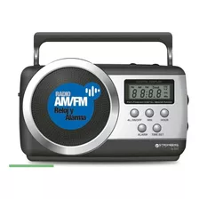 Radio Digital Am Fm Portatil Stromberg A Pila Batería Y 220v