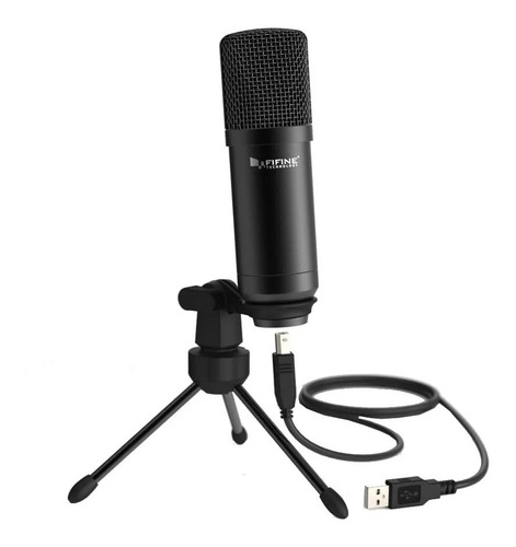 Microfono Condenser Pc Usb Tripode Youtube Stream Podcast