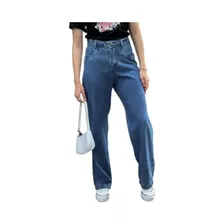 Calça Jeans Feminina Wide Leg Pantalona Tendencia Estação