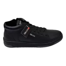 Bota De Couro Masculina Coturno Cano Curto Ziper - Ferracini