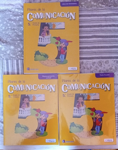 Pack De Libros Pilares De La Comunicación 5 Grado Primaria