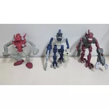 3 Bonecos Bionicle Lego - Mc Donalds 2006 / 2007 