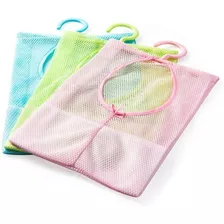 Yueton 3pcs Colgante Colorido Bolsa De Malla, Cuarto De Bañ