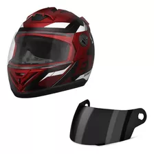 Capacete Fechado Protork Evo G8 Solid Viseira Cristal + Fumê