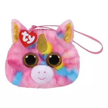 Monedero Infantil Ty Unicornio Fantasia Color Rosa Febo