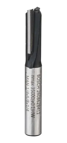 Fresa Router Bosch Ranurar Centro 2 Cortes 1/4 2608628411 Dgm