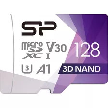 Sp - Tarjeta Micro Sd De 128 Gb U3 Sdxc De Hasta 100 Mb/s