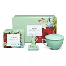 Fleur Gift Set With Cafe Cup, Tea Tray And 10 Handcraft...