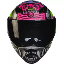 Casco Kov Estelar Balam Colores Con Certificado Dot P Color Rosa Tamaño Del Casco L