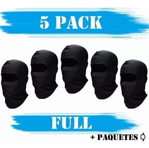 Balaclava 5 Pack Full - Pasamontaas Militar Tctico Bandana Foto 10