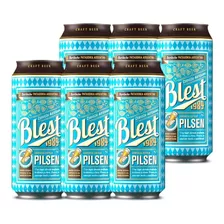 Cerveza Blest Artesanal Lata X 473 Cc. Pilsen ( X 6 Unid )