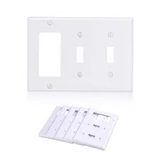 Cable Matters - Placas De Pared Para Interruptor, Color Blan