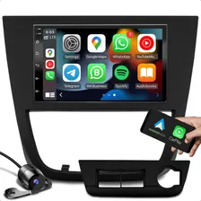 Multimidia Carplay Android Auto Sem Fio Kit Moldura + Camera