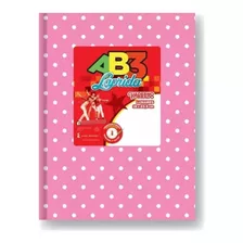 Cuaderno Escolar 19 X 23,5 Laprida Ab3 Tapa Dura 50 Hojas Color Tapa Rosa Lunares Rayadas