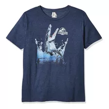 Jurassic World Flipper Graphic Camiseta Para Nio, Brezo Azul