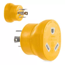 Camco 55338 Powergrip - Adaptador De Generador De 4 Clavijas