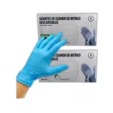 Guantes De Nitrilo Azul |caja X100 | Euromix | Reforzados