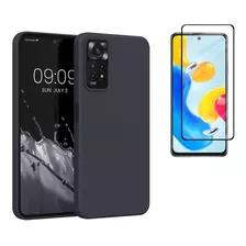 Carcasa Silicona Slim Para Xiaomi Redmi Note 11 Pro + Vidrio