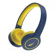 Audifonos Nautica H120 Color Azul Y Amarillo