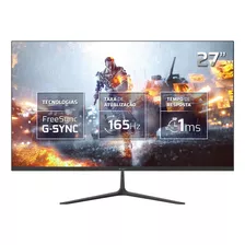 Monitor Gamer Fmaxx 27 165hz Hdmi, Dp, Dvi Vesa - 100v/240v Cor Preto