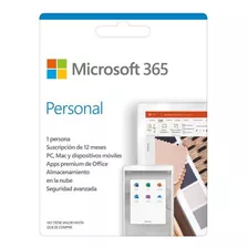 Microsoft 365 Personal - Suscripción De 12 Meses