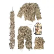 Traje Ghillie Para Adultos, Ropa Con Bolsa De