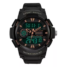 Reloj Militar Sanda, Digital, De Cuarzo, Impermeable, Led, P